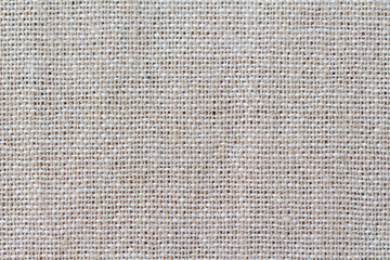 close up background texture of linen fabric, natural textile pattern.