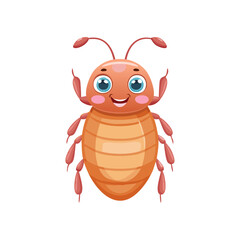 Lice Insect Bug Animal Animation Kawaii Character Pest
