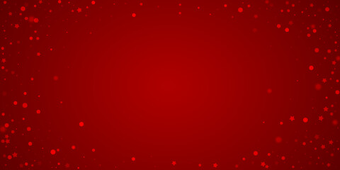 Falling snowflakes christmas background. Subtle