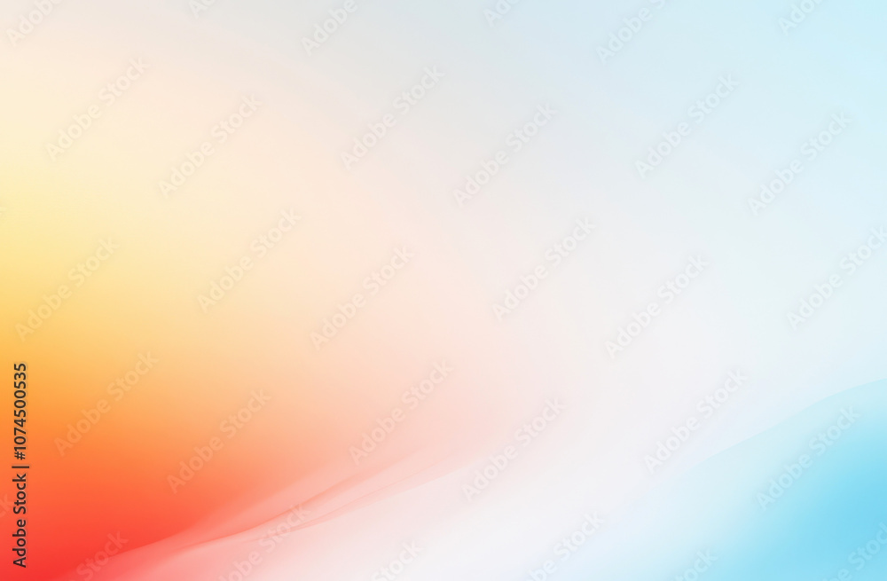 Canvas Prints blurred orange and red gradient background with soft hues