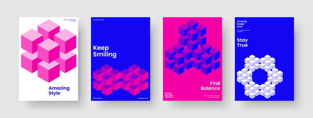 Obraz premium Geometric Poster Design. Modern Business Presentation Layout. Creative Background Template. Brochure. Report. Flyer. Book Cover. Banner. Portfolio. Pamphlet. Leaflet. Notebook. Magazine