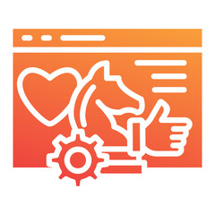 Social Media Strategy Icon