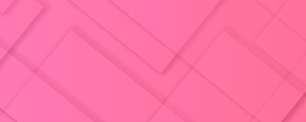 Obraz premium Abstract modern pink color pattern geometric luxury gradient line background random square shape design. 3d shadow effects, modern design template background. layered geometric triangle shapes.