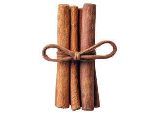 Stacked Cinnamon Sticks Tied with Rope