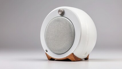 Isolated wireless speaker on a clear or white background-