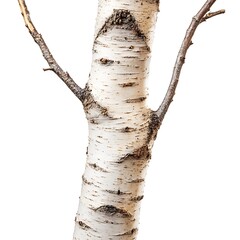 Basswood isolated on a with a white background