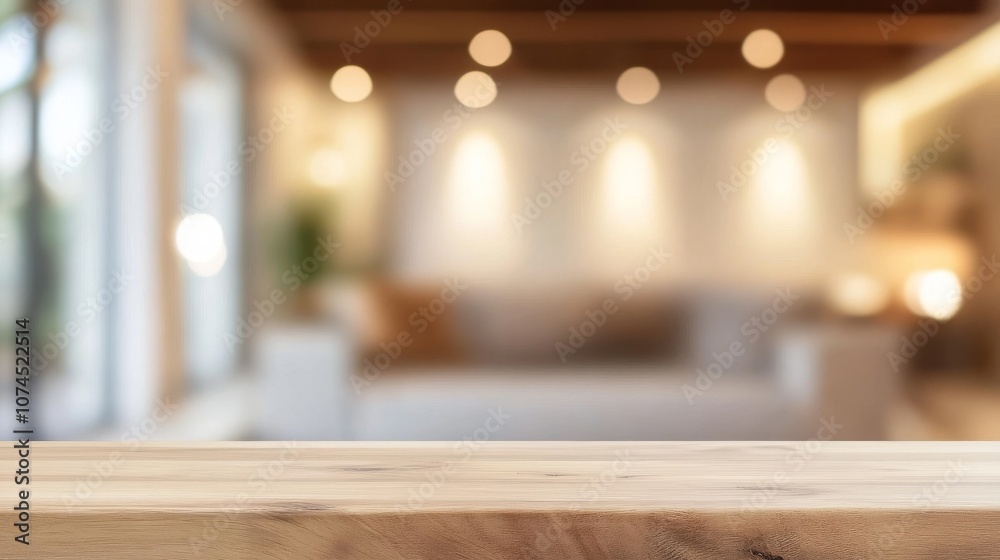Wall mural a cozy indoor setting with soft lighting and blurred background elements creating a warm atmosphere 