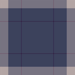 Printing textile tartan pattern, variety background seamless plaid. Plain fabric texture check vector in pastel and blue colors.