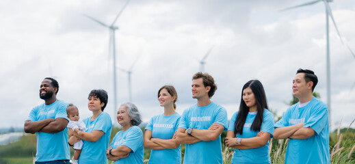 They are looking at something in the distance