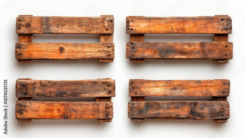 Poster create rustic wall art using wooden pallets for unique decor