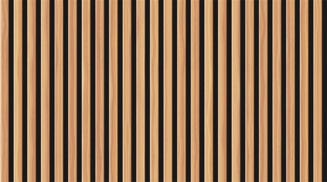 A beautifully designed pattern of elegant wooden slats that reflects modern design aesthetics