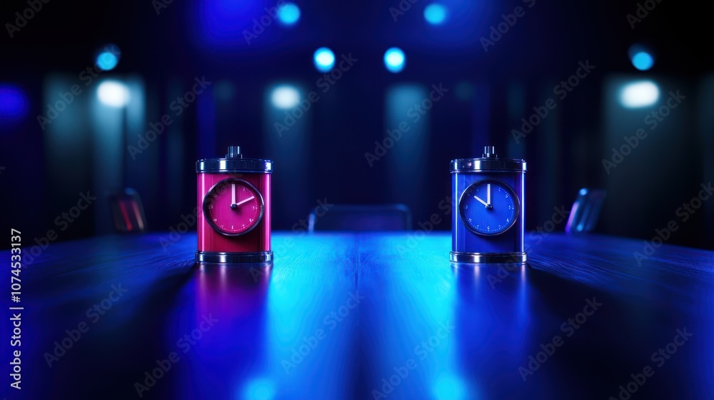 Aufkleber time management understanding the importance of clocks in business settings