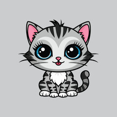 Cute dogs doodle vector set. Cartoon dog or puppy characters design collection with flat color in different poses, toy, ball