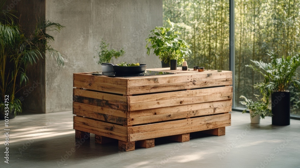 Aufkleber discover how to create a unique wooden planter for your indoor space