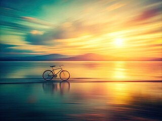 Fototapeta premium Vintage Abstract Blurred Soft Gradient Cycle in Slow Motion - Dreamy Background Loop for Relaxation, Meditation, and Visual Art Projects