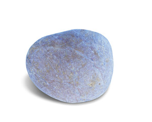 River rock shape isolated on white background. This has clipping path.