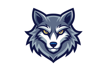 Fierce Wolf Head Mascot Logo Vector - Powerful and Stylish Animal Illustration for Branding, Gaming, and Wildlife Emblems
