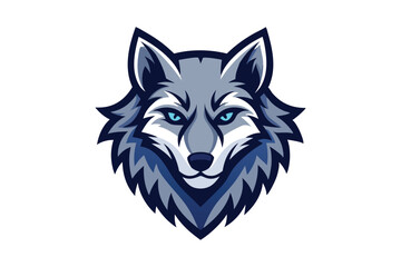 Fierce Wolf Head Mascot Logo Vector - Powerful and Stylish Animal Illustration for Branding, Gaming, and Wildlife Emblems