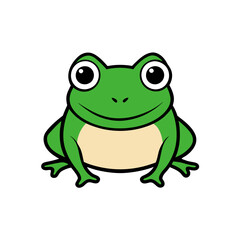 green eyed frog