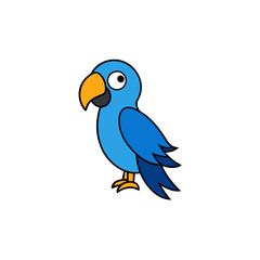 blue and yellow macaw