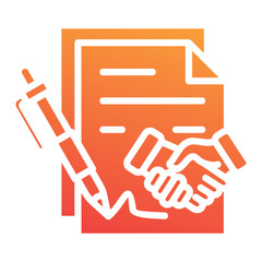 Contract Negotiation Icon