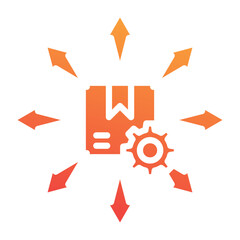 Supply Chain Management Icon