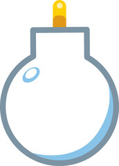 White Christmas ball