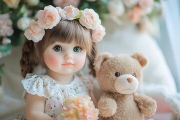 Fototapeta premium Aofthanit dolls the timeless gift idea that every girl will adore and cherish forever
