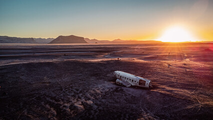 airplane wrack in iceland