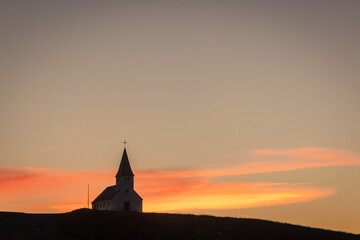 Obraz premium church in iceland