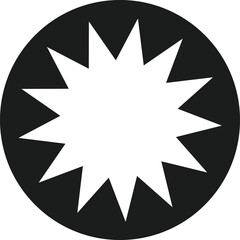 Black graphic design elements for decoration, Geometric Shapes, Circle, Square and Oval Elements, Shapes for Stickers