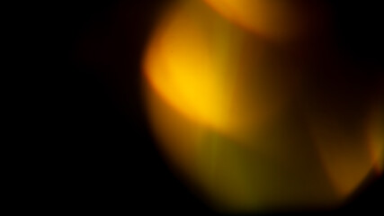 orange warm bright highlights on a black background