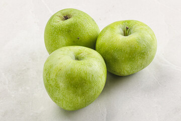 Sweet and juicy green apple