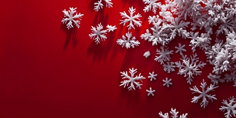 Sfondo natalizio. Spazio per testo o messaggio.