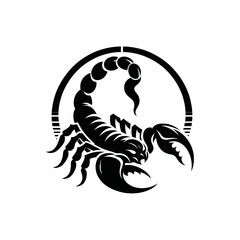 Naklejka premium scorpion Vector logo