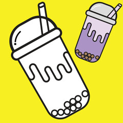 Illustration Vector Graphic of Smoothies, Suitable for Beverage, Menu's Book, and Food & Drink