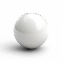 Obraz premium Ball isolated on a with a white background, close up