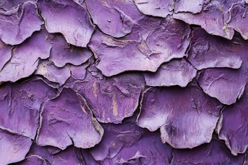 Obraz premium Close-up shot of a worn-out purple wall with peeling paint, suitable for use in interior design or DIY projects