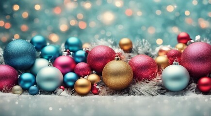 christmas background with christmas decorations, christmas background, christmas gifts on abstract background, christmas scene