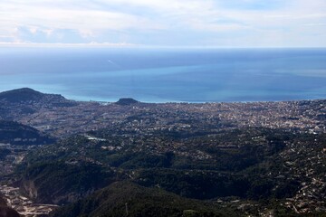 Ville de Nice, vue d'avion