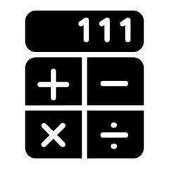 Calculator Solid Icon