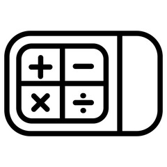 Calculator Line Icon