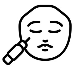 Mesotherapy Line Icon