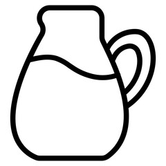 Milk Line Icon