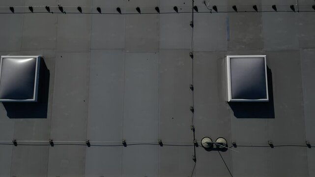  extensive roof of industrial and logistic hall are gradually being filled with solar panels. covering roofs helps industrial developer increase energy efficiency and sustainability site, building 