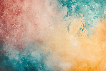 Fototapeta premium Soft Pastel Gradient Background with Pink, Blue, and Yellow Hues – Perfect for Romantic, Feminine, and Dreamy Designs
