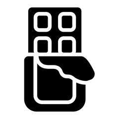 Chocolate addiction Solid Icon