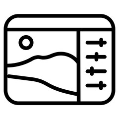 Drawing Line Icon