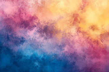Fototapeta premium Soft Pastel Gradient Background with Pink, Blue, and Yellow Hues – Perfect for Romantic, Feminine, and Dreamy Designs