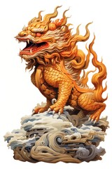 Obraz premium Nyen-hwaa dragon representation creativity.